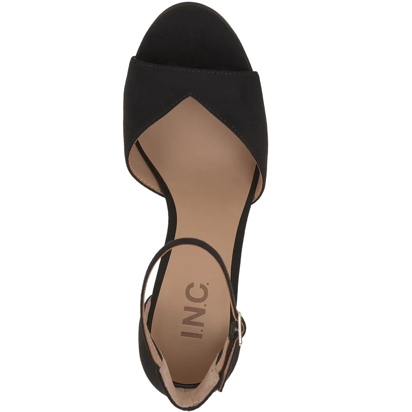 Guess Womens Byra Black Patent Block Heels Shoes SIZE 8