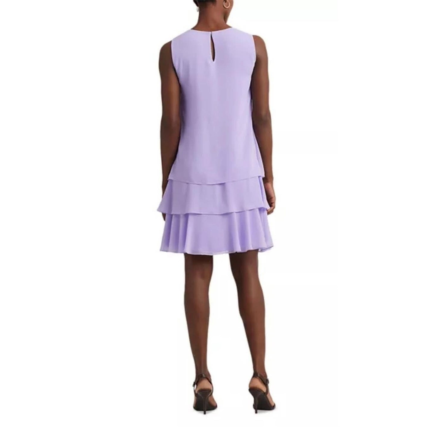 Woman's Dresses Lauren Ralph Lauren Georgette Shift Dress, Size 6 , NWT