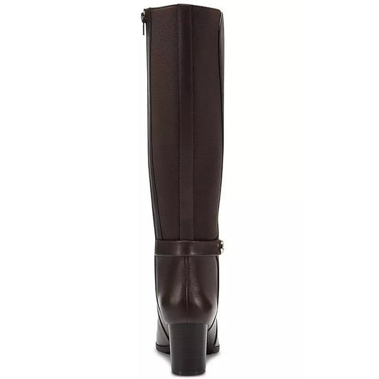 Giani Bernini Womens Mia Leather Tall Zipper Mid-Calf Boots Size 5.5 , NIB