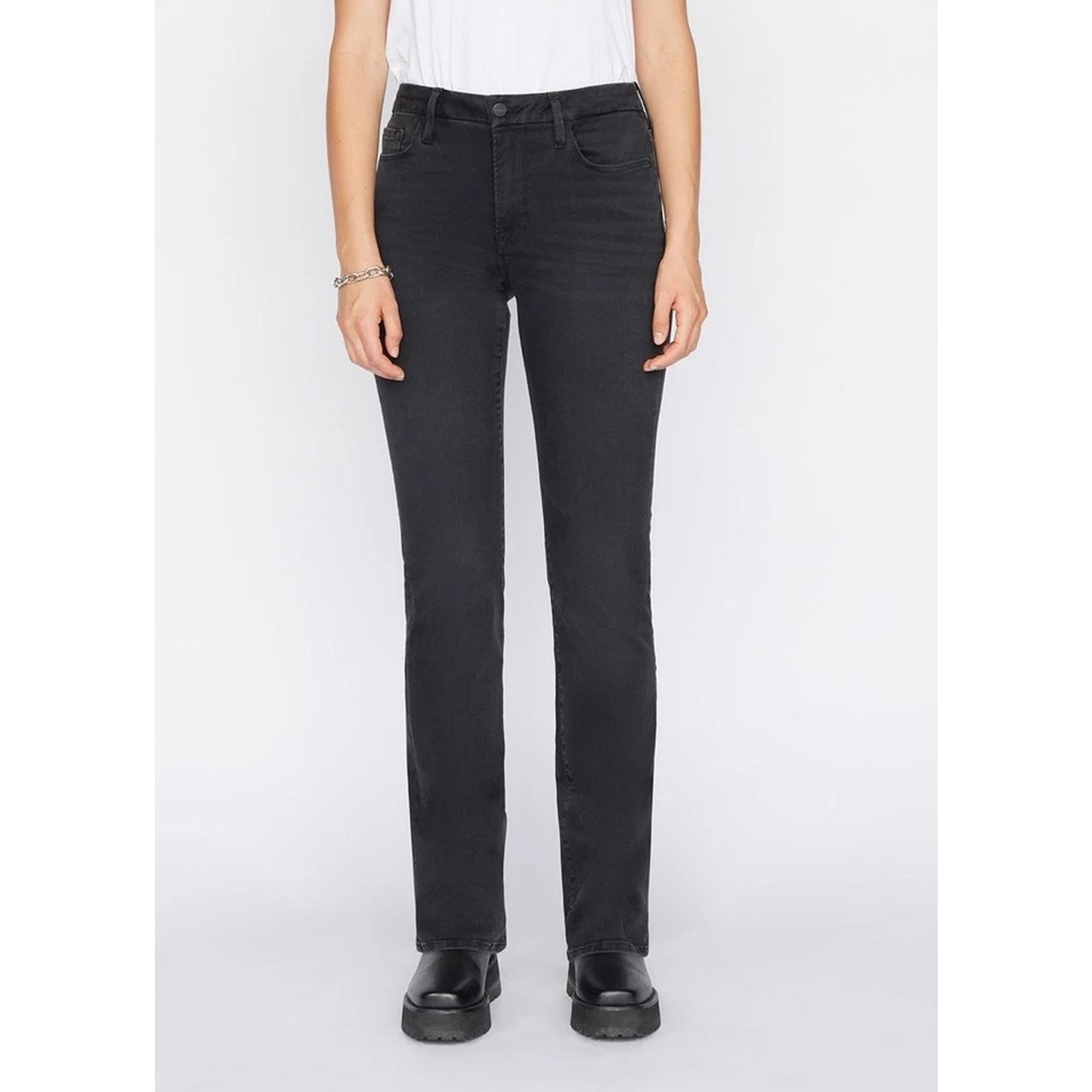 FRAME Le Mini Boot Cut Washed Black Jeans NWT ,25, MSRP: 235$