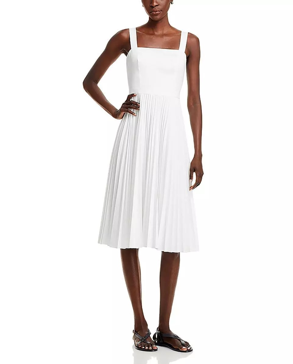 Theory womens mid calf straps cocktail and party, Square Neck dress,Size 6 & 10