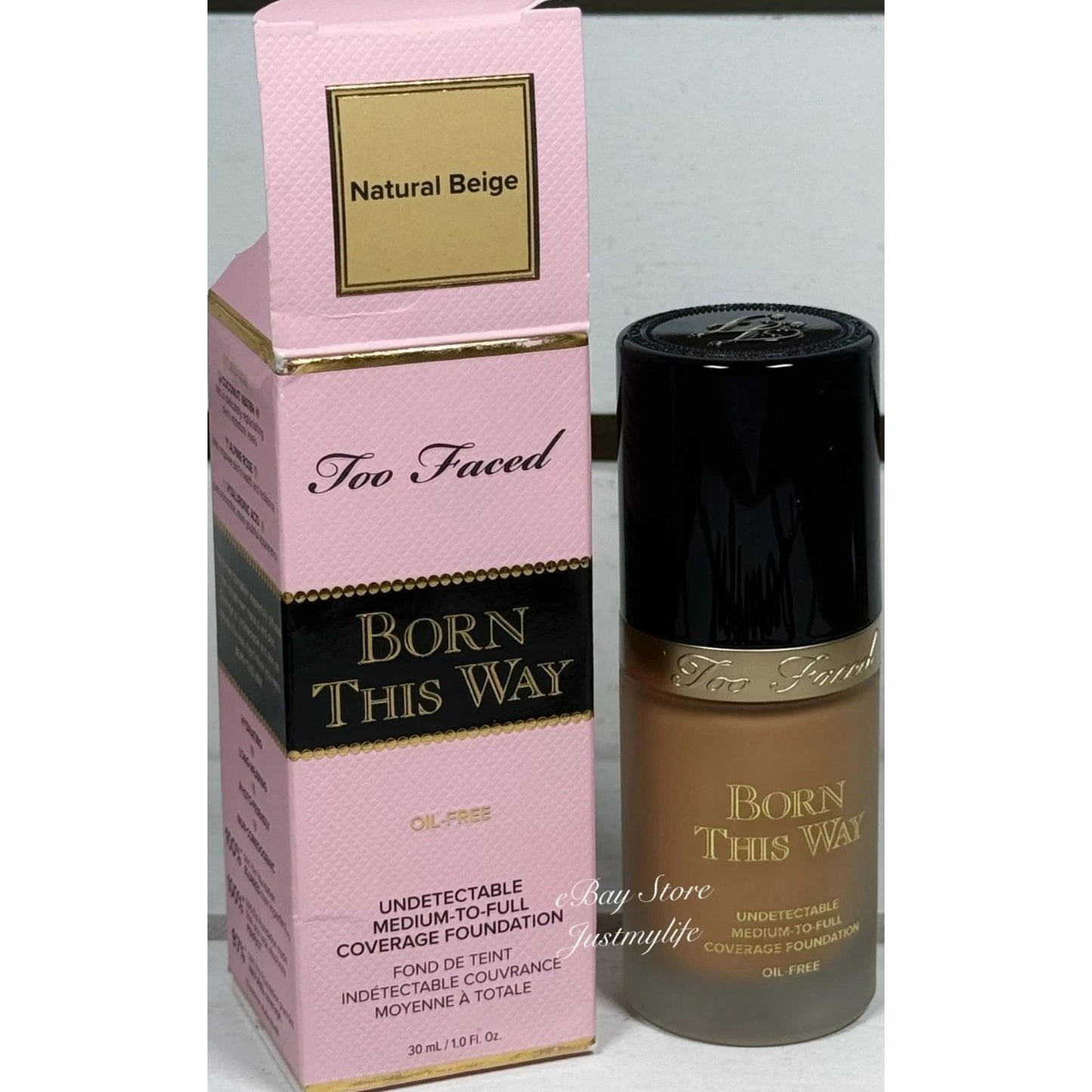 Too Faced Born This Way OIL-FREE Undetectable Foundation , natural beige, NEW
