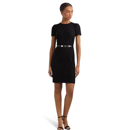 Woman's Dresses Lauren Ralph Lauren Lace Puff-Sleeve Cocktail Dress, Size 6