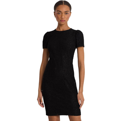 Woman's Dresses Lauren Ralph Lauren Lace Puff-Sleeve Cocktail Dress, Size 6