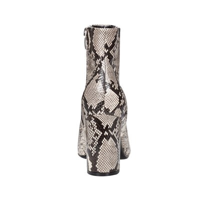 Marc Fisher Greneda2 Women’s Pointed Toe Ankle Boots Snakeskin Leather Size 6.5M