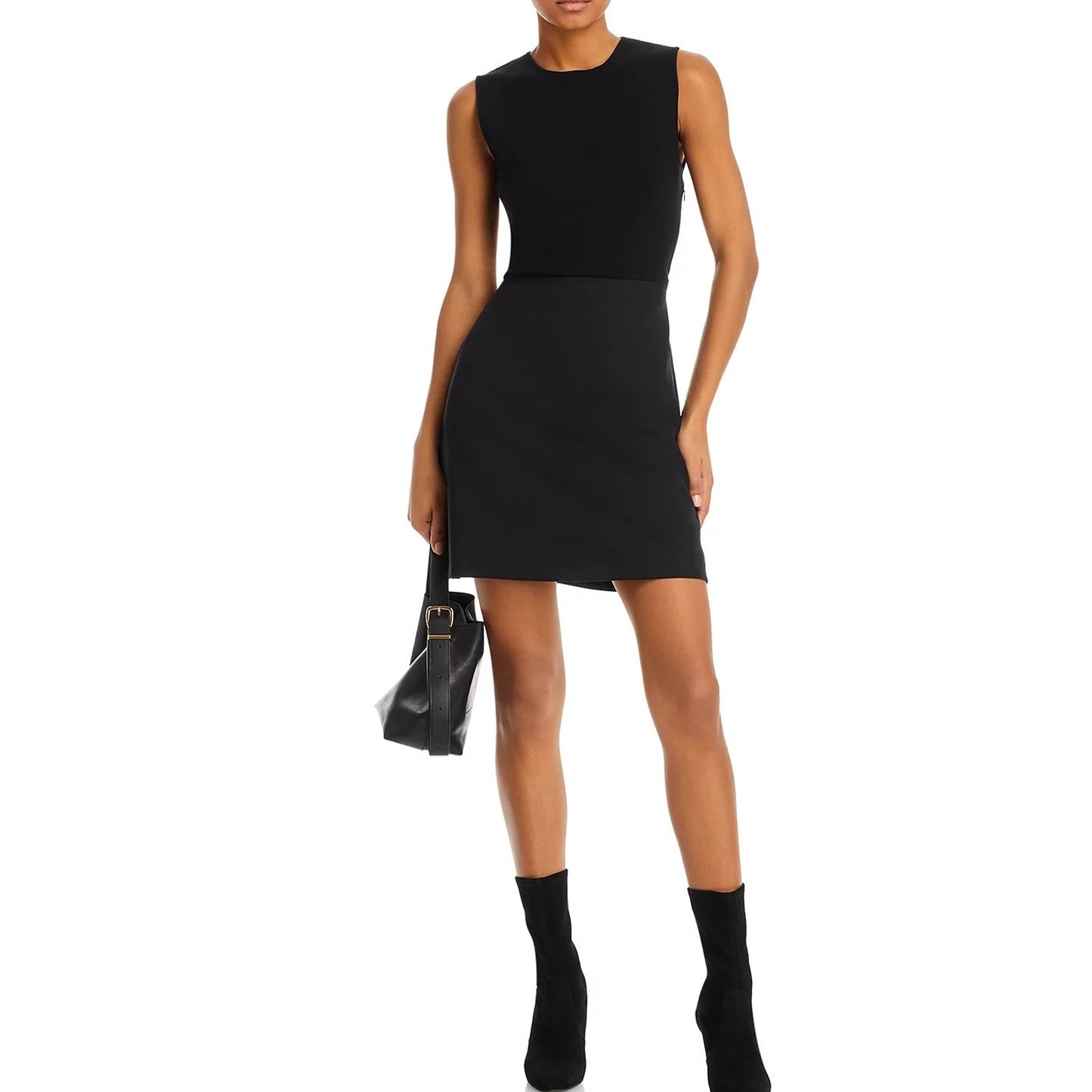 Theory Sleeveless Knit Combo Mini Dress, Size 4, NWT, MSRP: 445$