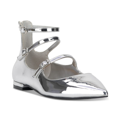 I.N.C. International Concepts Valan Triple-Strapped Flats Shoes Size 8.5M
