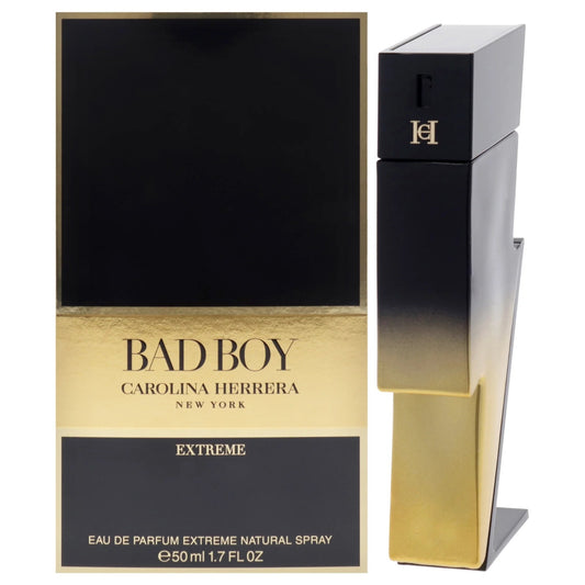 Carolina Herrera Bad Boy Extreme by EDP Spray 1.7 oz para Hombres, sin celofán