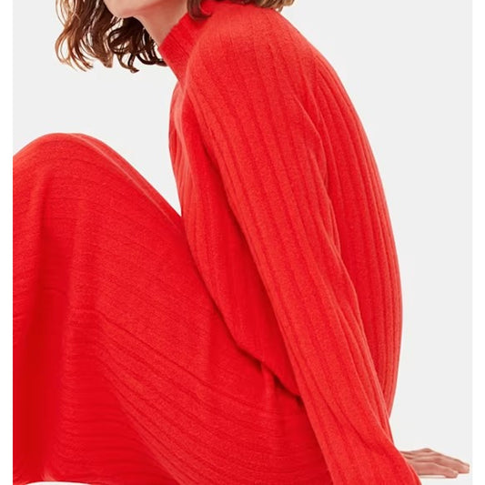 Whistles Ribbed Knit Midi Sweater Dress, Size XS, Brand New withTags