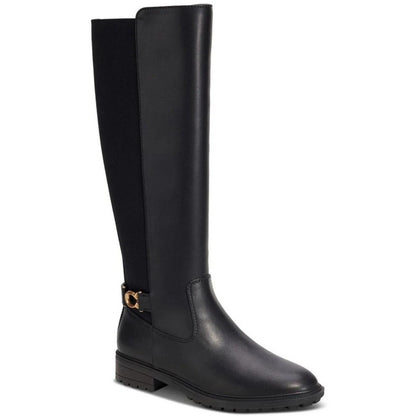 COACH FAITH LEATHER BOOTS, Black , Size 7 M, NIB, MSRP: 275$