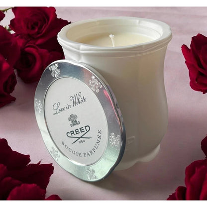 Creed Love in Withe Bougie Parfumee Fragrance Candle 6.6 oz
