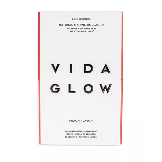 Vida Glow Colágeno Marino Natural Suplemento Dietético - durazno