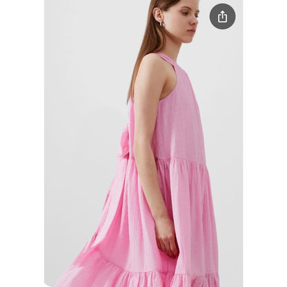French Connection French Connection Womens Aleska Tiered Crinkled Sundress