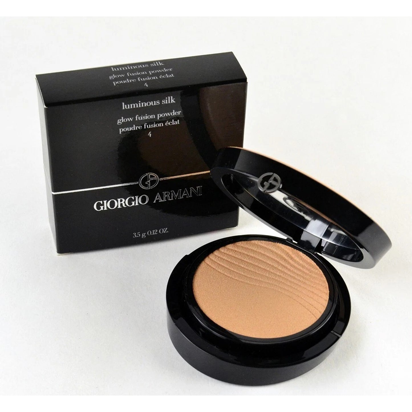 Giorgio Armani Luminous Silk Glow Fusion Powder #4 - Size 3.5 g / 0.12 Oz. New
