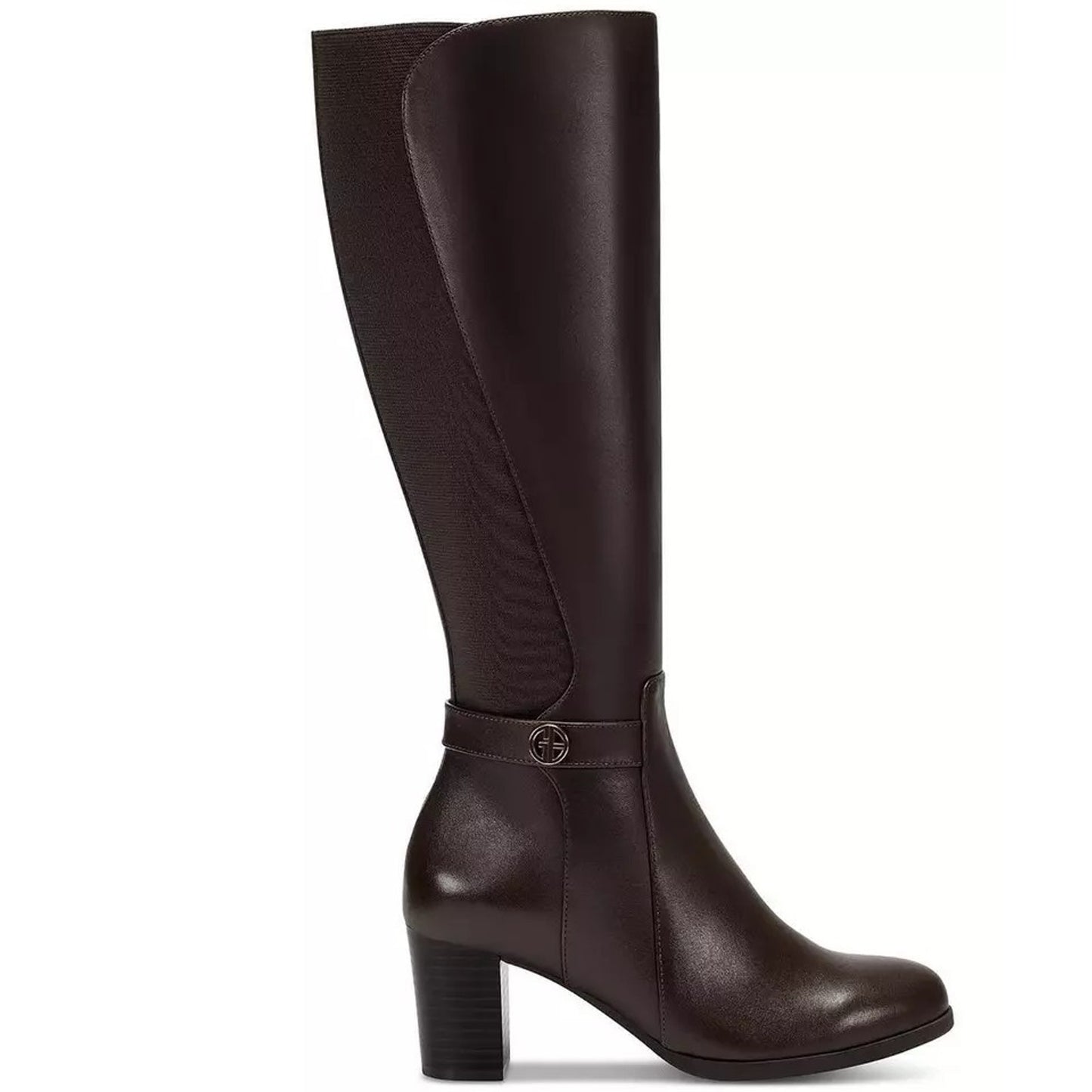 Giani Bernini Womens Mia Leather Tall Zipper Mid-Calf Boots Size 5.5 , NIB
