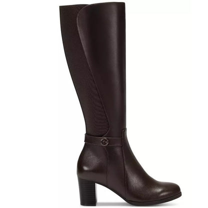 Giani Bernini Womens Mia Leather Tall Zipper Mid-Calf Boots Size 5.5 , NIB