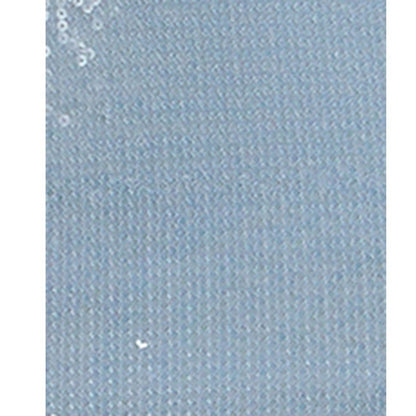 Katia Rae Juniors Sequin Plunge Neck Sleeveless Midi Party Dress Sky Blue Size M