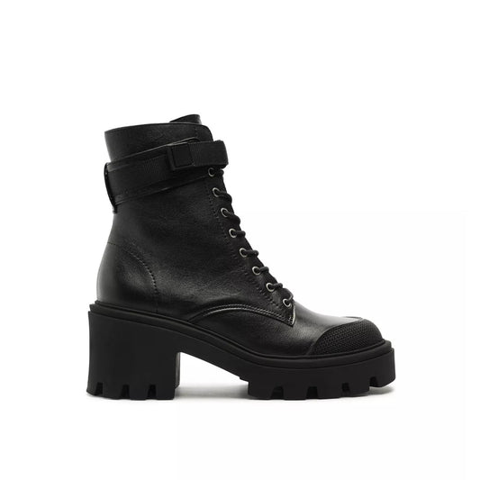 Schutz Women's Black Sarah Round Toe Boots, 8.5 B, NIB, MSRP : 238$