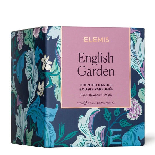 Vela perfumada Elemis English Garden de Rosa, Majuelo y Peonía de 7.05 onzas