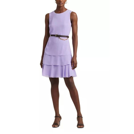 Woman's Dresses Lauren Ralph Lauren Georgette Shift Dress, Size 10, NWT