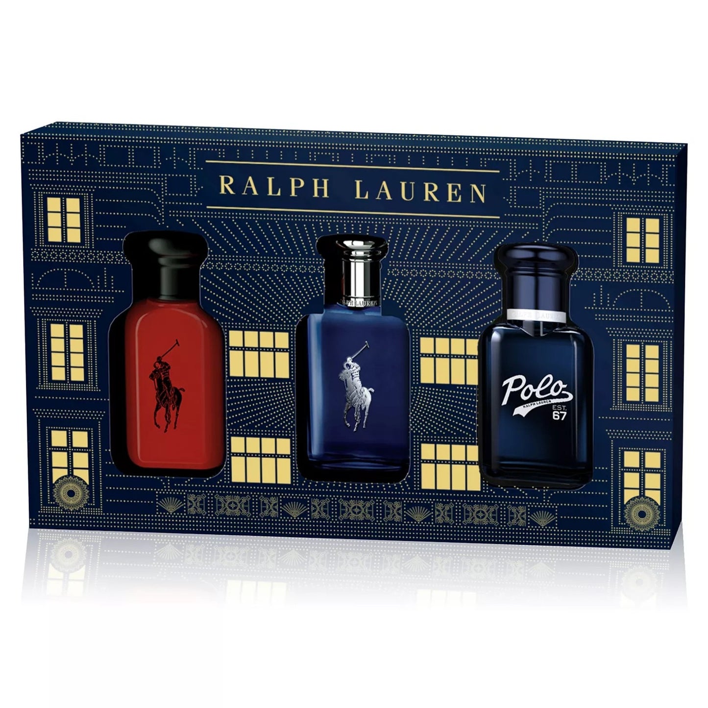 Ralph Lauren Men's 3-Pc. World of Polo Eau de Toilette Gift Set, New