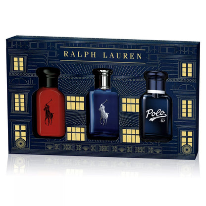 Ralph Lauren Men's 3-Pc. World of Polo Eau de Toilette Gift Set, New