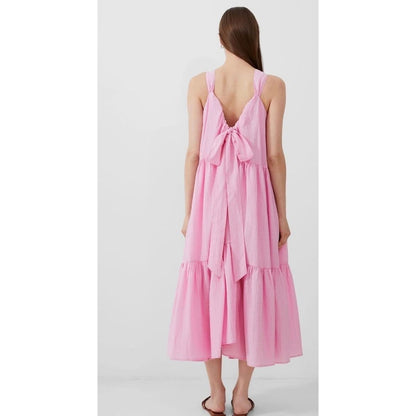 French Connection French Connection Womens Aleska Tiered Crinkled Sundress