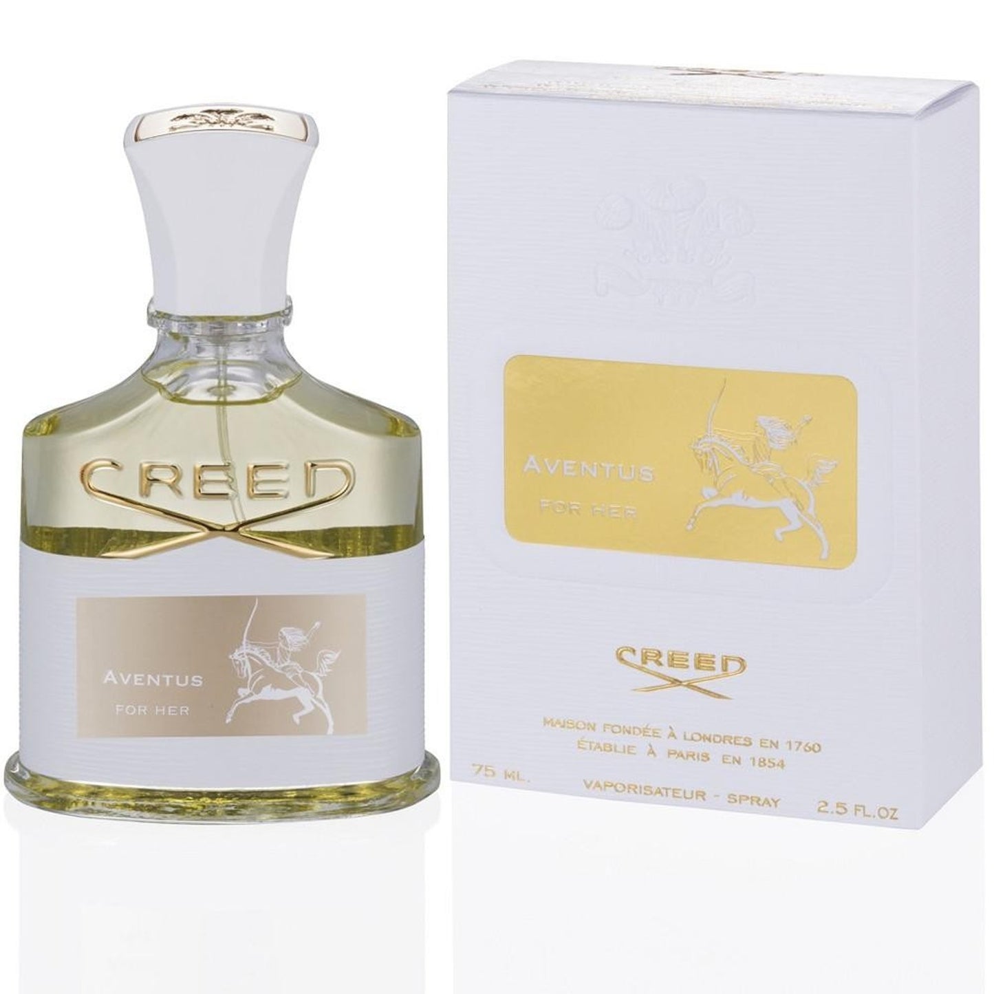 Creed Aventus for Her Women Eau de Parfum Spray 2.5 oz/75 ml NEW, distressed box