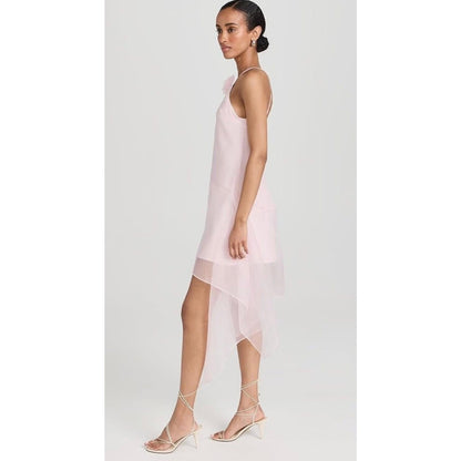 Amanda Uprichard Womens Natalie Mini Rosette Drapey Halter Dress, Size S, NWT