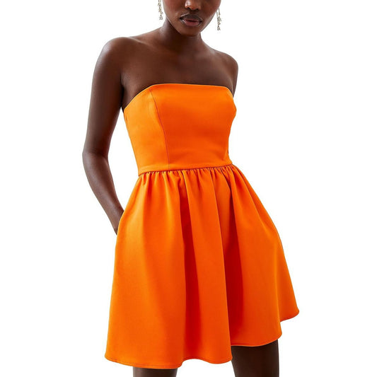French Connection Womens Mini Dress, Persimmon, Size 10. New with Tags