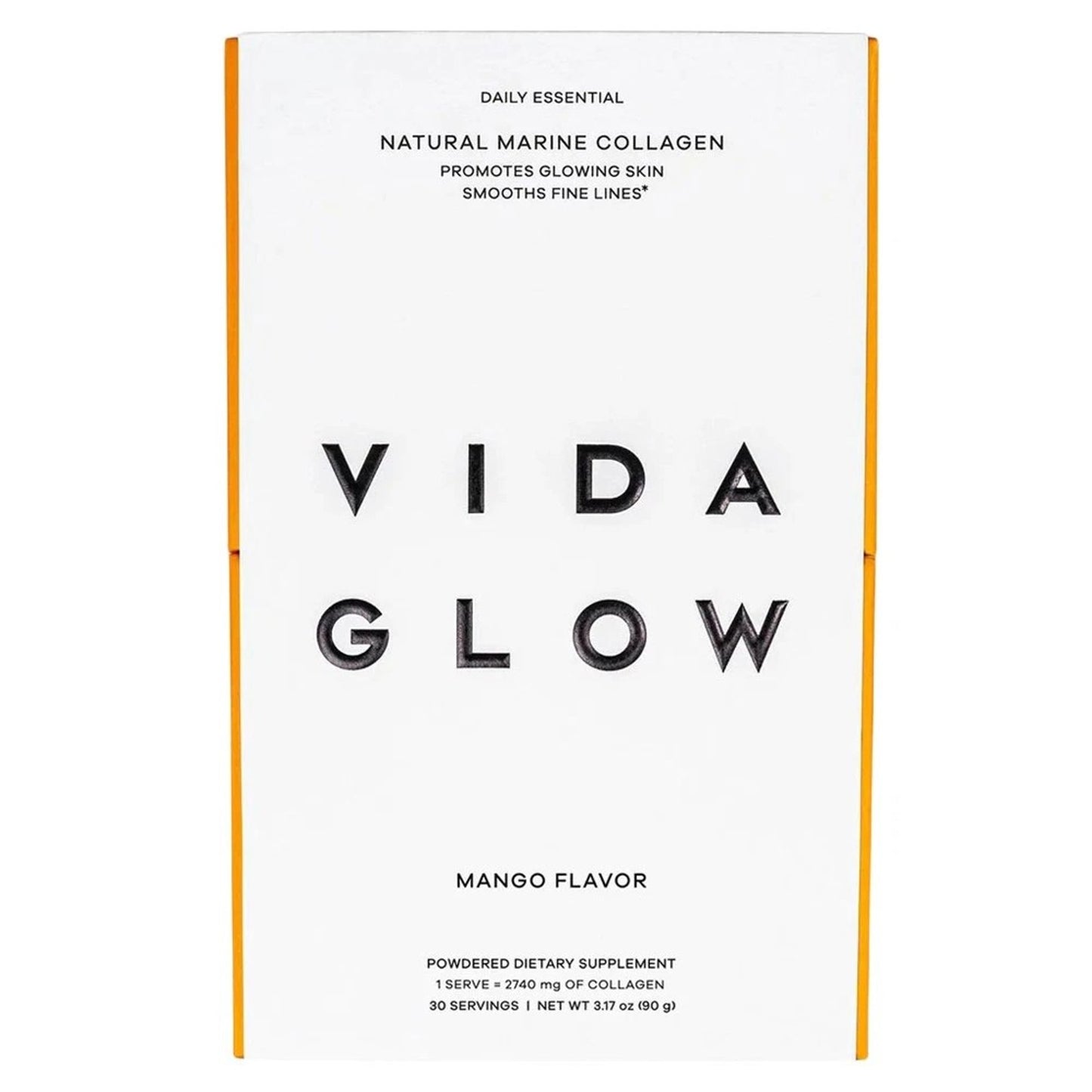 Vida Glow Natural Marine Collagen Dietary Supplement - Mango