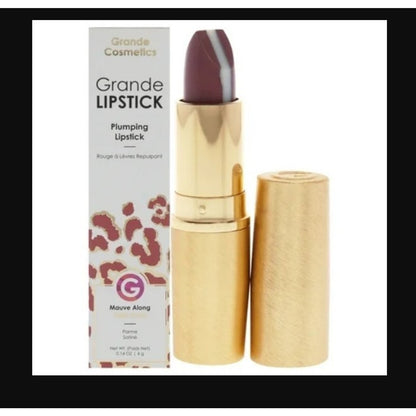 Grande Cosmetics GrandeLips Moisturising Lipstick for Lip Volume Mauve Along