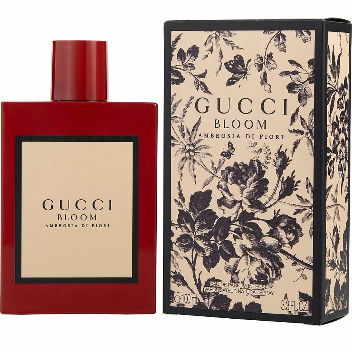 Gucci Bloom Ambrosia Di Fiori Women 3.3 oz 100 ml *Eau De Parfum* no cellophane