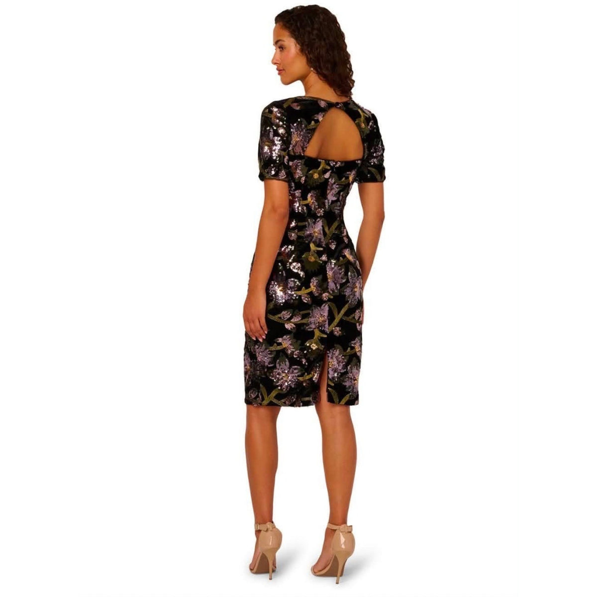 Adrianna Papell Sweetheart Sheath Dress Women's Black , Size 16 W, MSRP: 279$