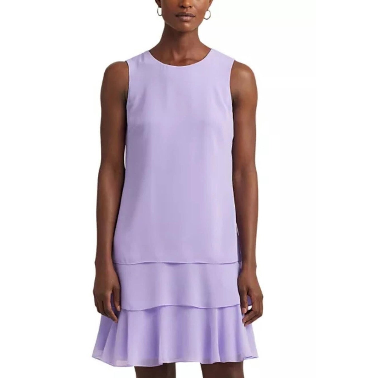 Woman's Dresses Lauren Ralph Lauren Georgette Shift Dress, Size 10, NWT