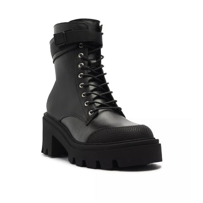 Schutz Women's Black Sarah Round Toe Boots, 10.5 B, NIB, MSRP : 238$