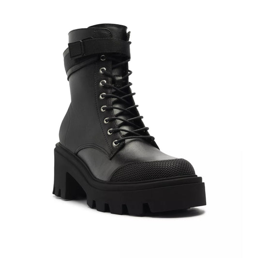 Schutz Women's Black Sarah Round Toe Boots, 10.5 B, NIB, MSRP : 238$
