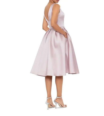 AQUA Formal Dresses & Evening Gowns , fit & flare, blush, Size 4, brand New