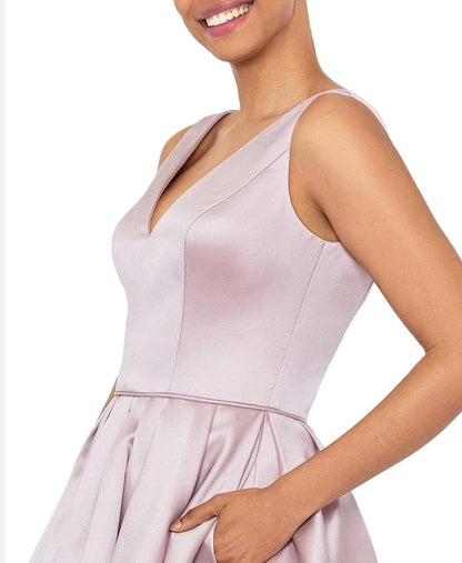 AQUA Formal Dresses & Evening Gowns , fit & flare, blush, Size 4, brand New