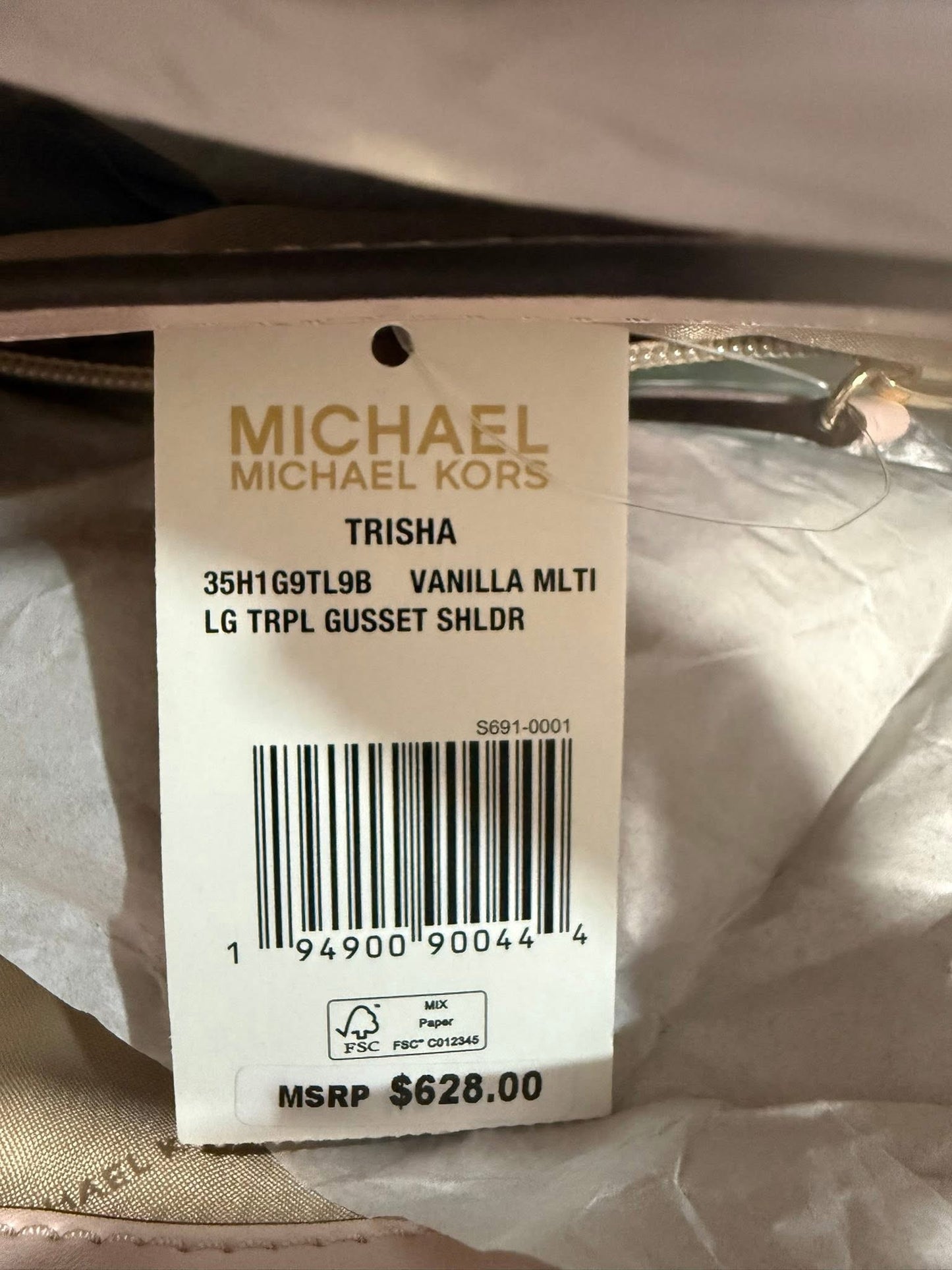 Michael Kors Trisha shoulder bag, Original Price: 628 $