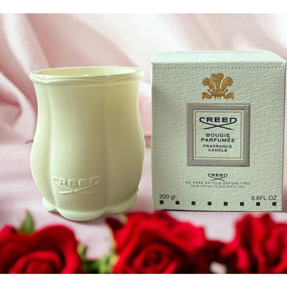 Creed Love in Withe Bougie Parfumee Fragrance Candle 6.6 oz