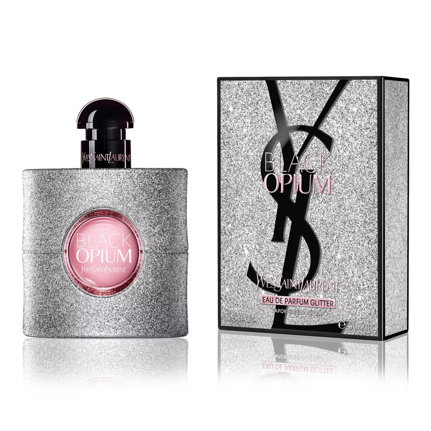 Black Opium Glitter by YSL for Women Eau de Parfum Spray 1.6oz/50ml, Sealed Box