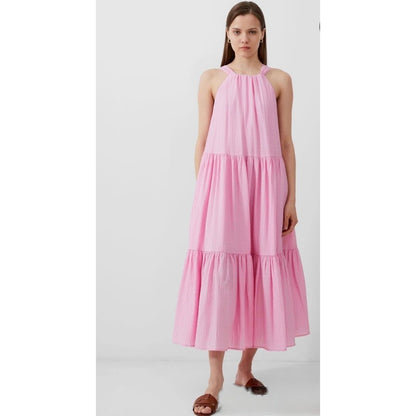French Connection French Connection Womens Aleska Tiered Crinkled Sundress