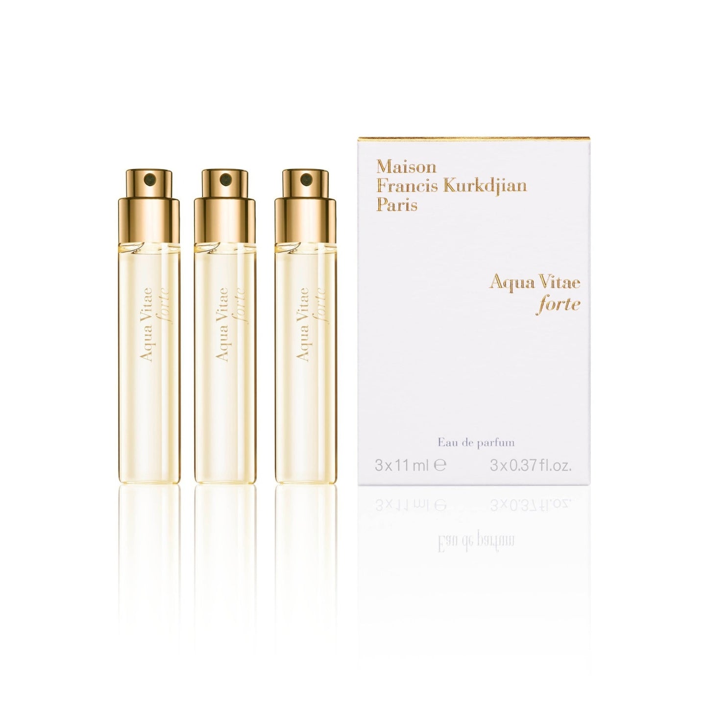 Maison Francis Kurkdjian Aqua Vitae Forte EDP Travel Spray 3 x 11ml New, Refill