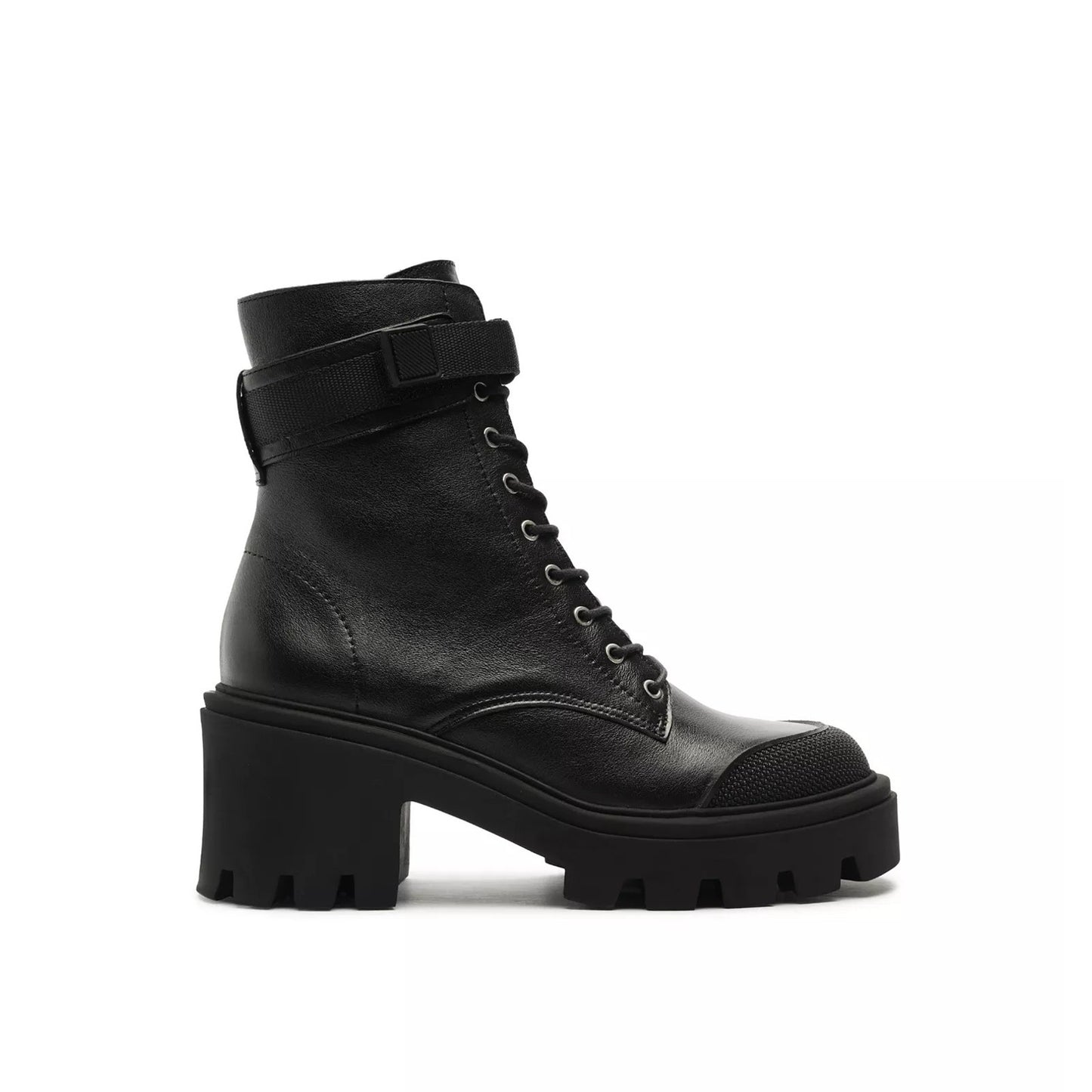 Schutz Women's Black Sarah Round Toe Boots, 10.5 B, NIB, MSRP : 238$