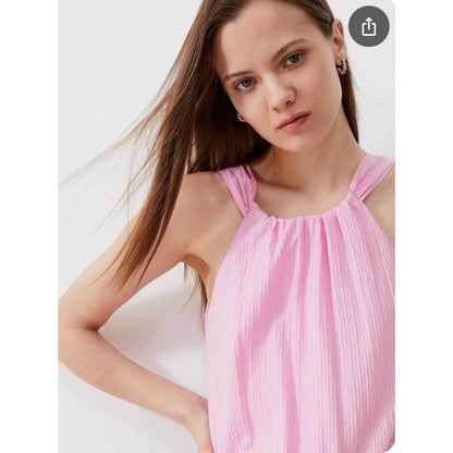 French Connection French Connection Womens Aleska Tiered Crinkled Sundress