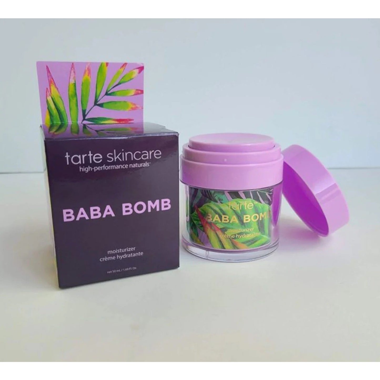 Tarte Baba Bomb moisturizer babassu skincare 1.69 fl oz/50 mL full size NEW,RARE
