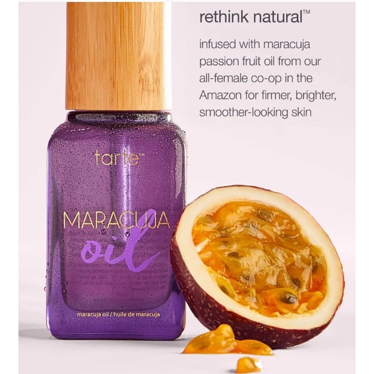 NEW tarte Maracuja Oil FULL-SIZE 1.7 oz Brand New IN Box, MSRP: 48$