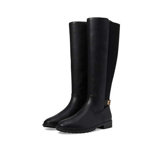 COACH FAITH LEATHER BOOTS, Black , Size 7 M, NIB, MSRP: 275$