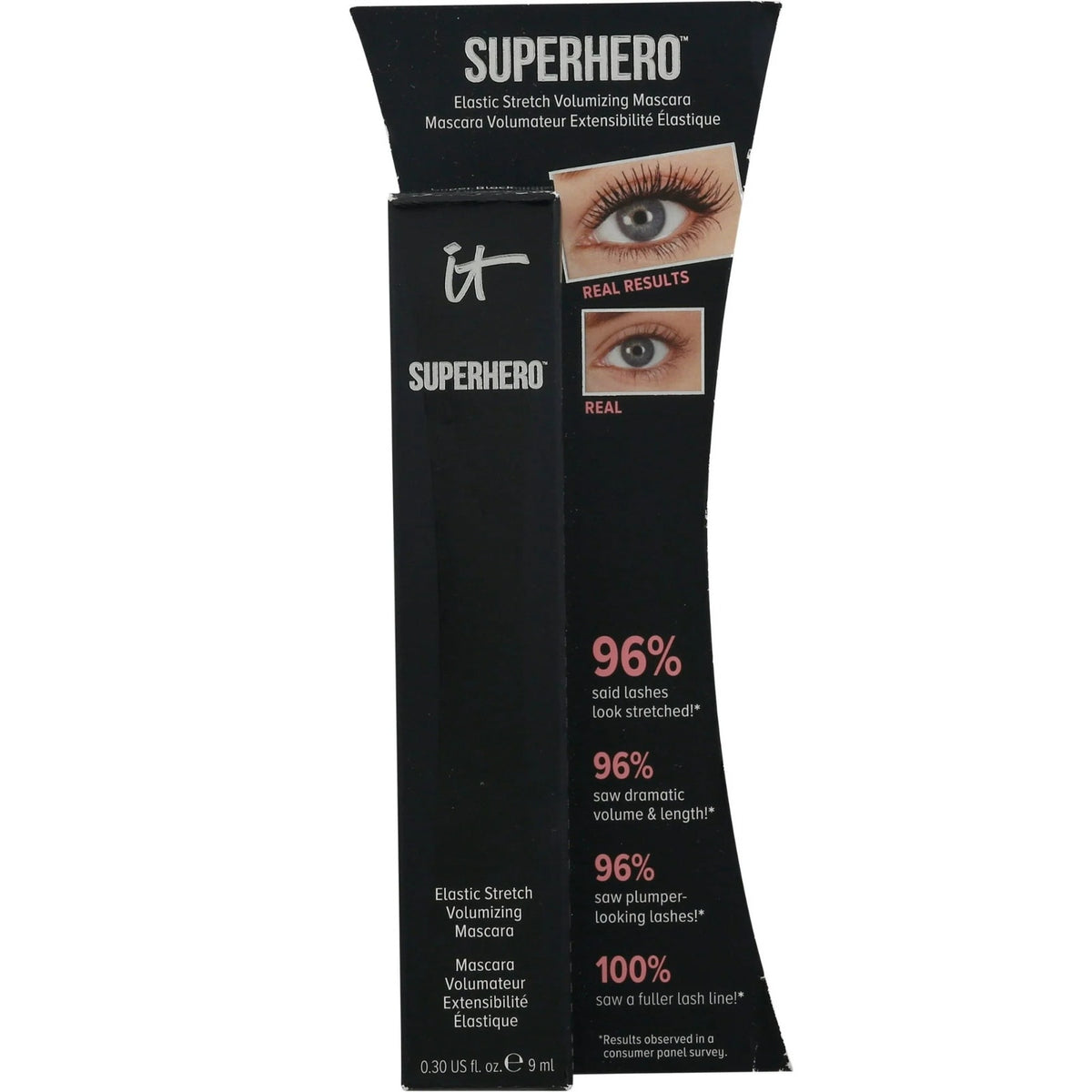 Full Size It Cosmetics Superhero Elastic Stretch Volumizing Mascara Super Black
